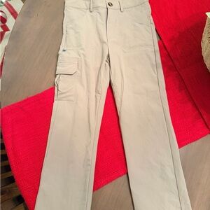 Kids Tan Cargo Pants